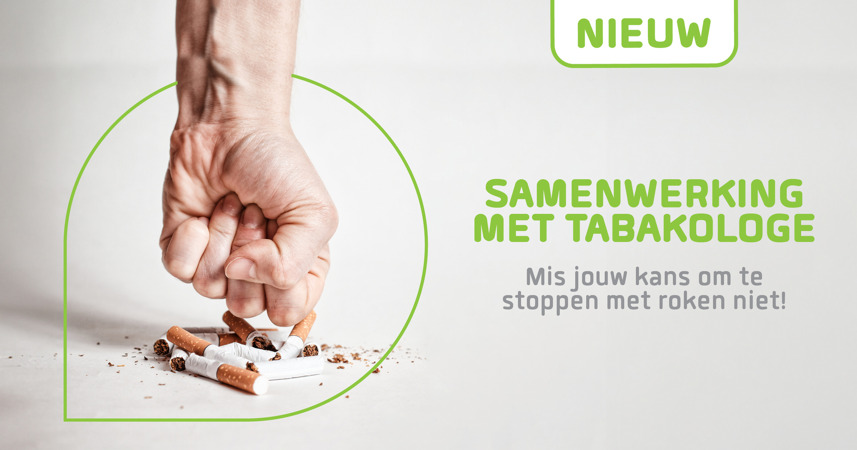 Nieuw -  Samenwerking met tabakologe
